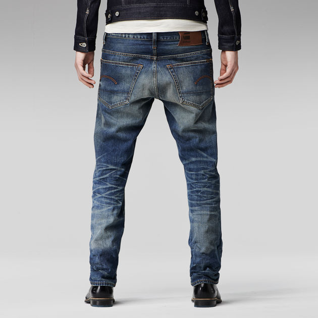 g star 3301 straight medium aged