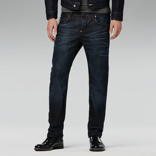 Attacc Low Straight Jeans | Indigo Aged 
