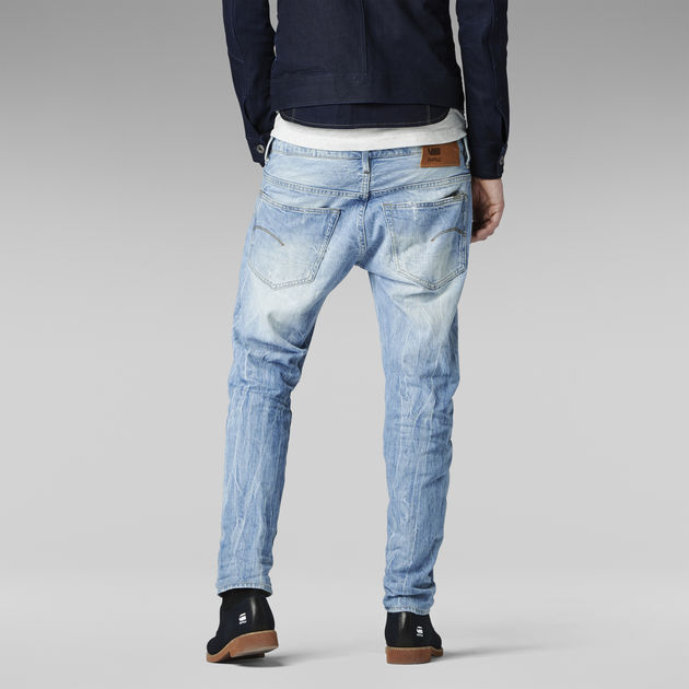 low tapered jeans