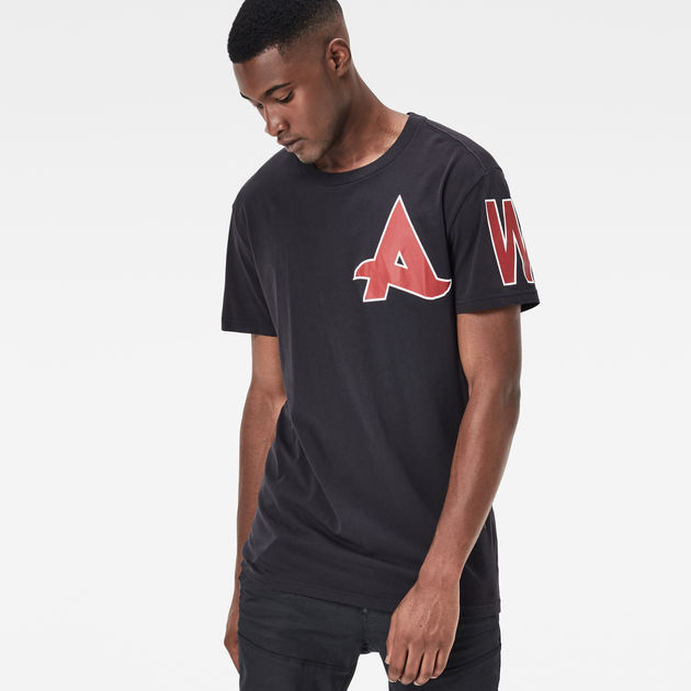Afrojack Sports Long T-Shirt | Black 