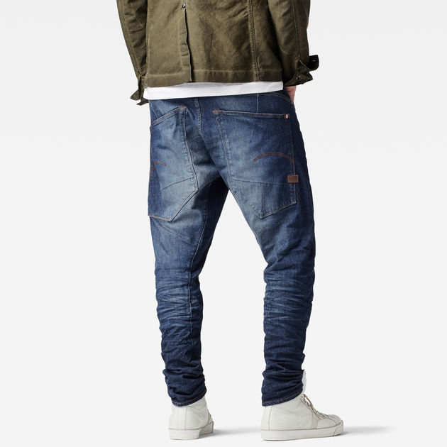 3D Tapered Jeans | Dark Aged Antic 