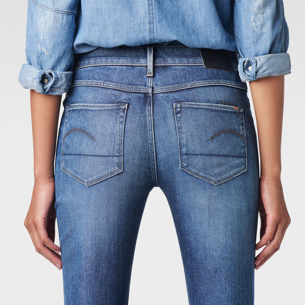 3301 contour high waist skinny jeans