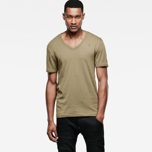 Basic V-Neck T-Shirt 2-pack | Rustic 