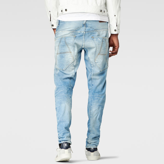 g star raw a crotch tapered jeans