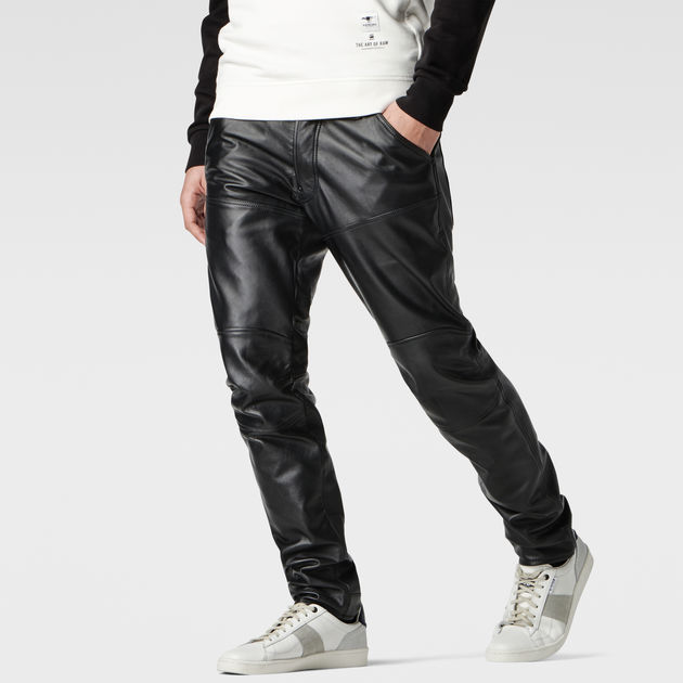 g star leather pants