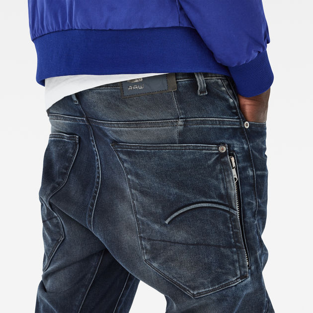 Type C Back Zip 3D Super Slim Jeans
