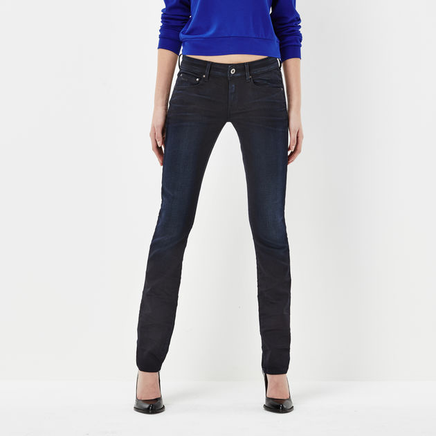 G-STAR RAW LYNN ジップスキニー LYNN SUPER SKINNY JEANS/ローライズスキニージーンズ/L32