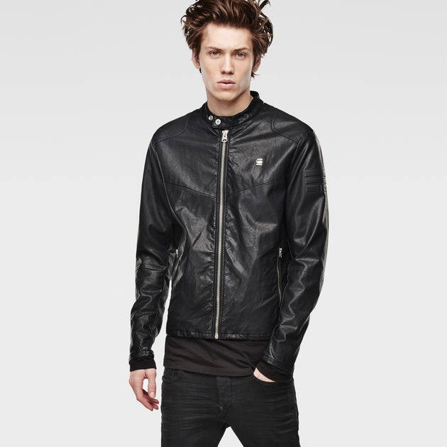 Edla Faux Leather Jacket | Black | G 