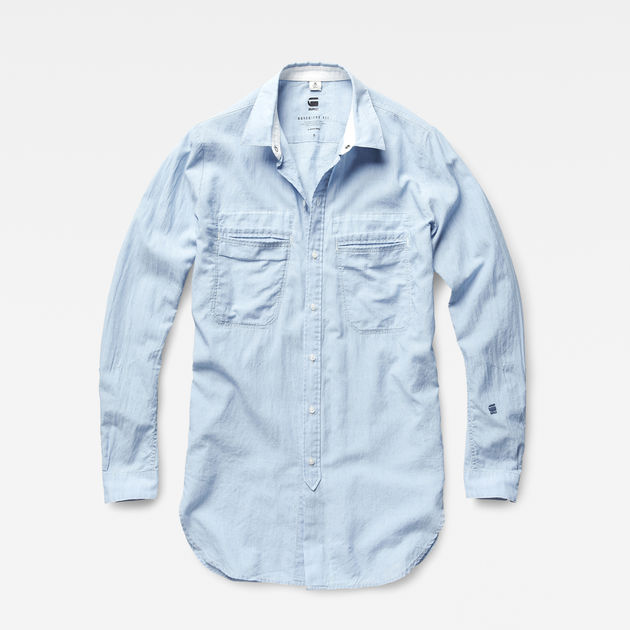 Core Boyfriend Shirt Light Blue G Star Raw