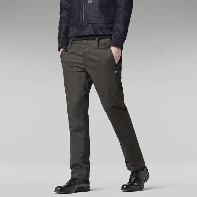 g star bronson slim chino black