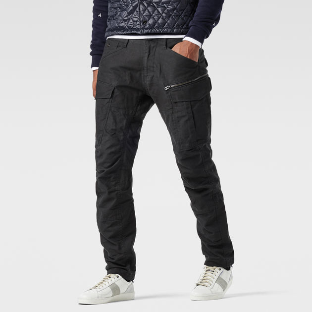 Rovic Zip 3D Tapered Pants Black Men GStar RAW®