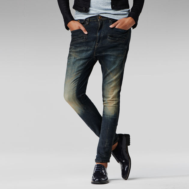 Davin Tapered Low Waist Jeans | Dark blue | G-STAR® US