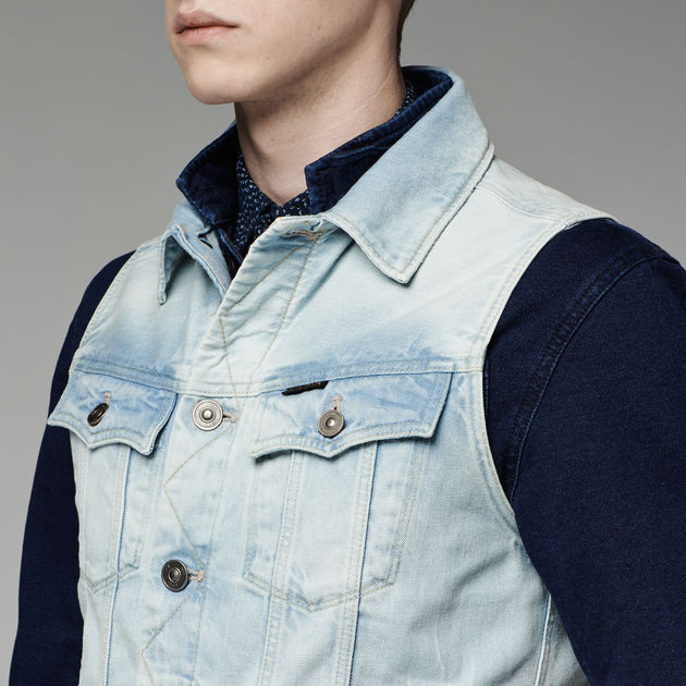 SLIM TAILOR JACKET Light blue G STAR