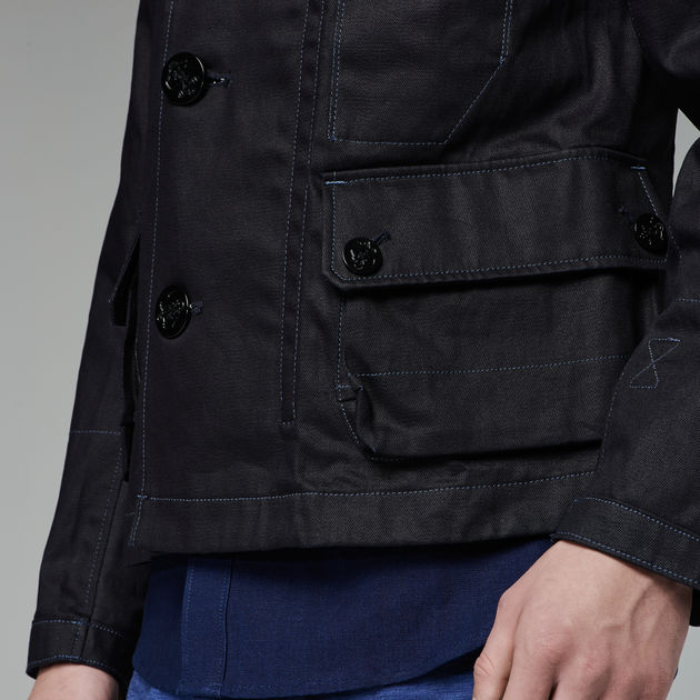 g star denim peacoat