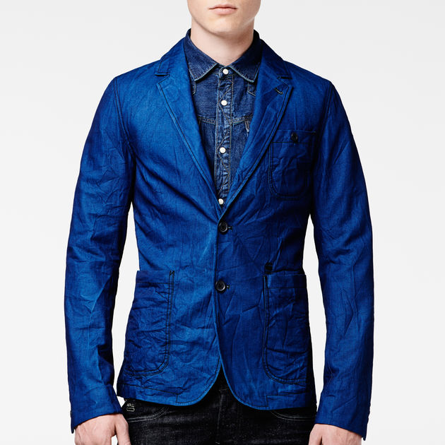 medium blue blazer