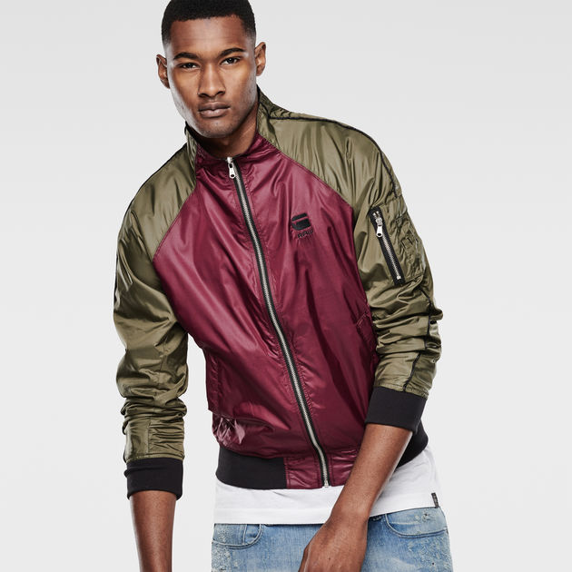 G star raw fashion red jacket