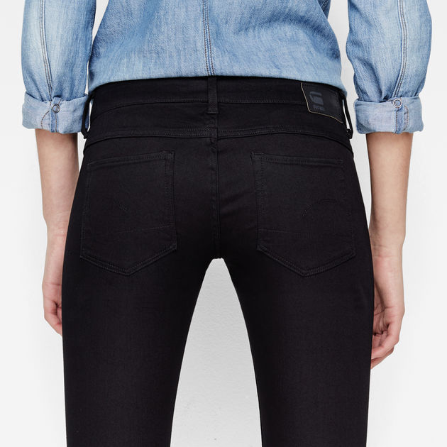 G-STAR RAW Damen 3301 Low Waist Super Skinny Jeans