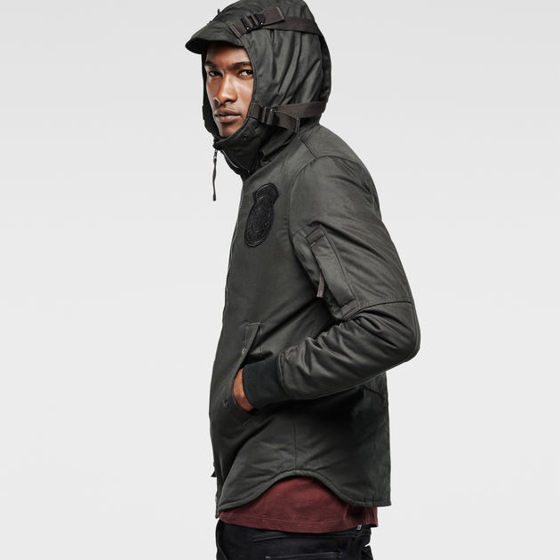 G star clearance raw hooded jacket