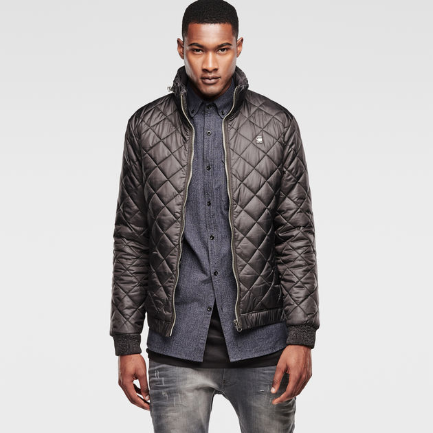 g star quilted jacket