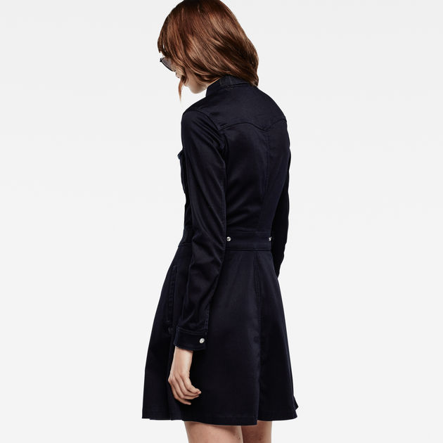 tacoma slim flare dress