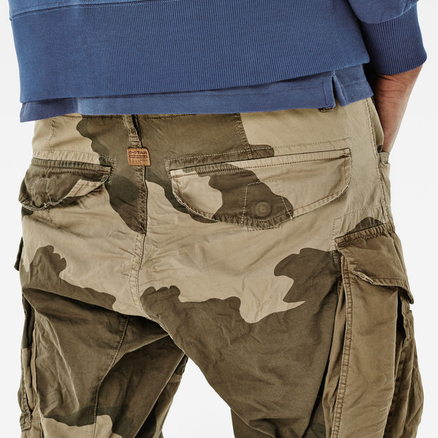 g star rovic zip 3d tapered beige