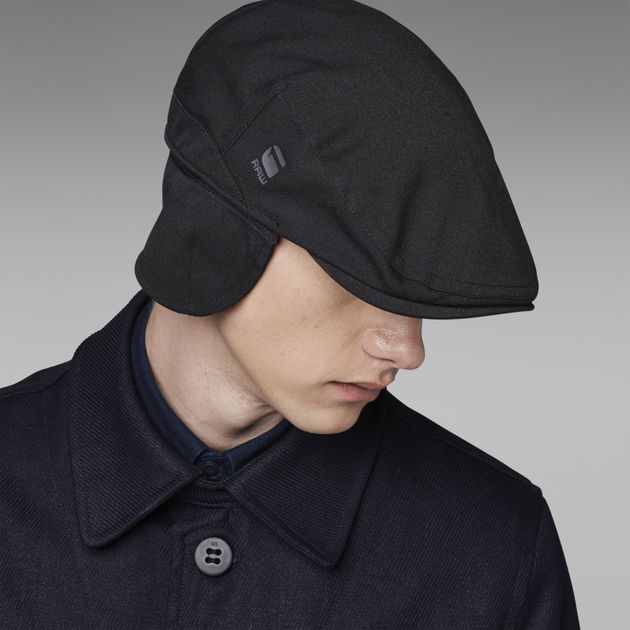 clack flat cap wairdon cmf blk Black G STAR