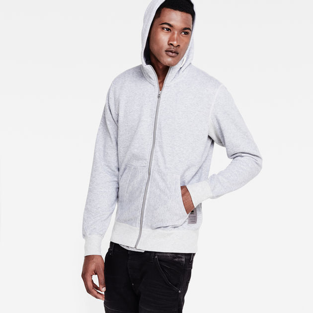 Riban Hooded Sweater | grey htr | men | G-Star RAW®