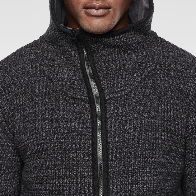 Binorma Hooded Knit | Grey |