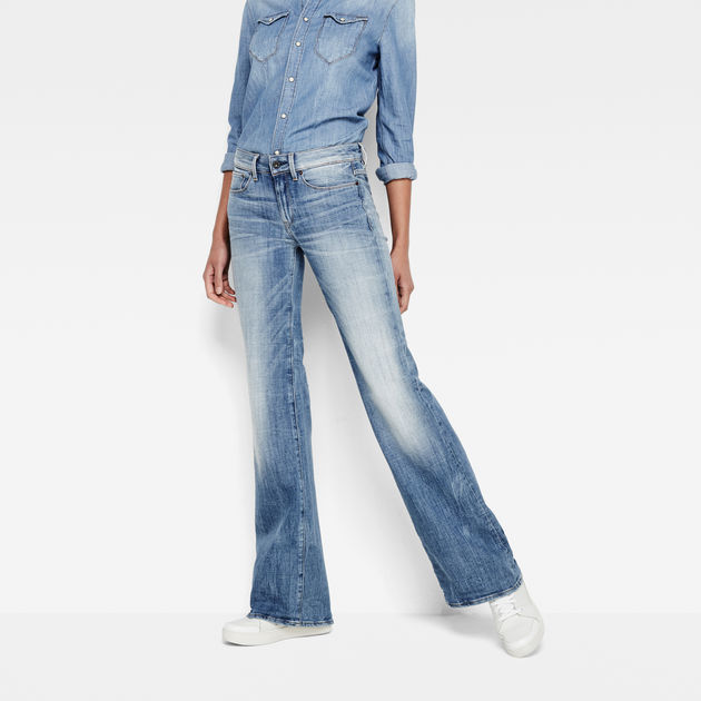 3301 High Flare Jeans | Light Aged 