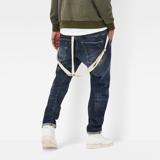Arc 3D Tapered Braces Jeans | Dark blue | G-STAR® US