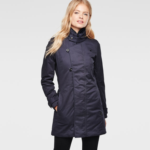 G star minor slim trench coat new arrivals