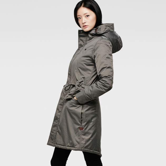 Duty Premium Hooded Relaxed Parka | Grey | G-Star RAW®