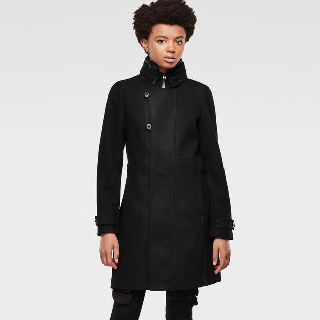 G star minor wool coat store