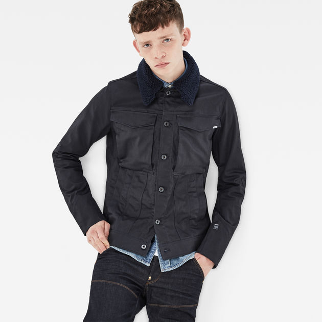 g star slim sherpa jacket