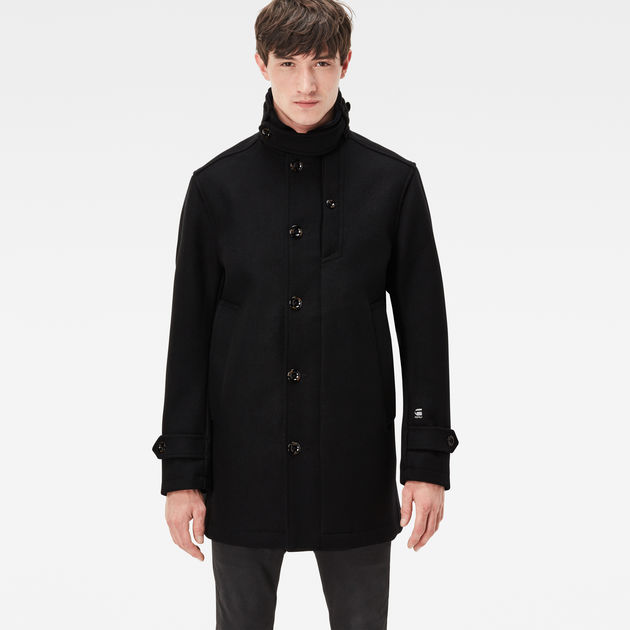 Garber Wool Trench | ブラック | G-STAR® JP Garber Wool Trench | ブラック | G-STAR® JP