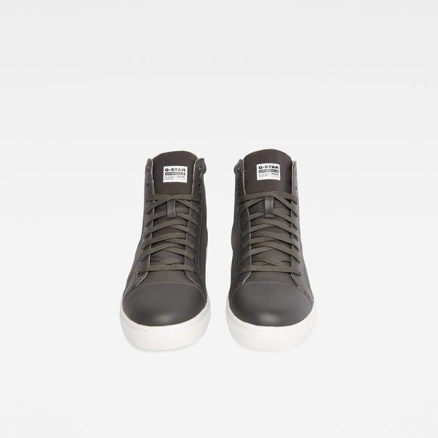Toublo Mid Sneakers | GS Grey | Men | G Star RAW® G Star Raw Mens Toublo Mid Sneaker Fashion