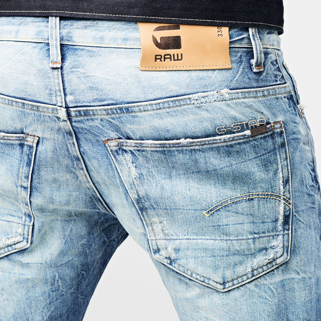 tapered waist jeans