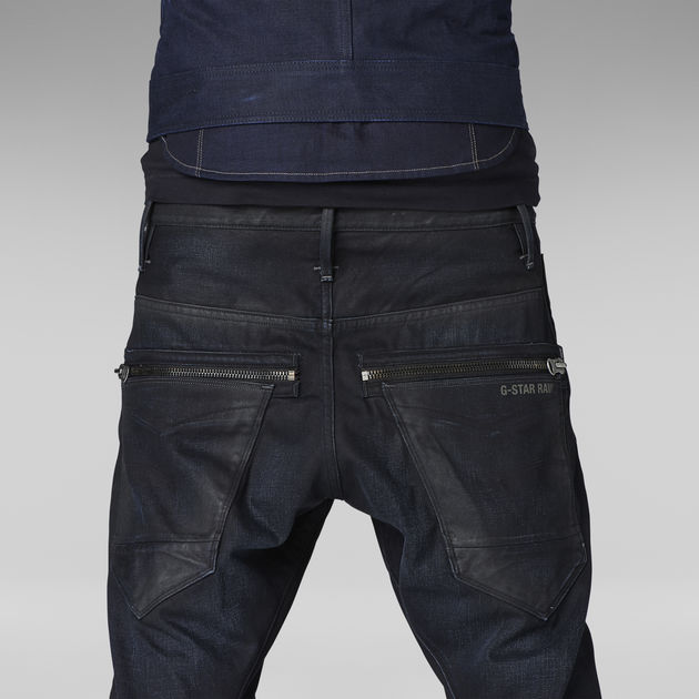 Arc Zip 3D Loose Tapered Jeans | Dark 