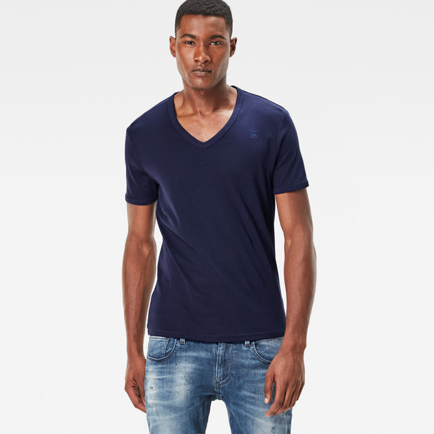 Base V-Neck Slim T-Shirt 2-pack | Shade 