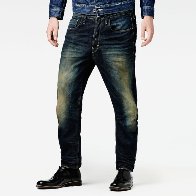 3D Loose Tapered Jeans | Dark Aged 