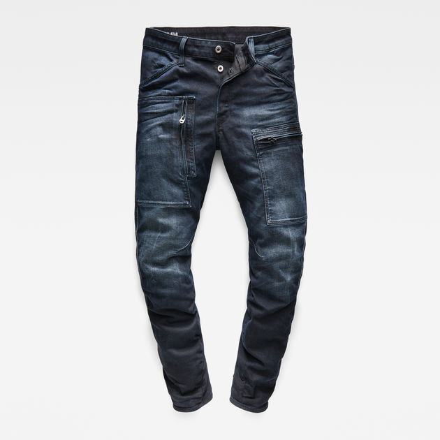 Powel 3D Tapered Jeans | Dark Aged | G 