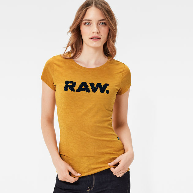 Saal Slim T-Shirt | Dark Gold | G-Star RAW®