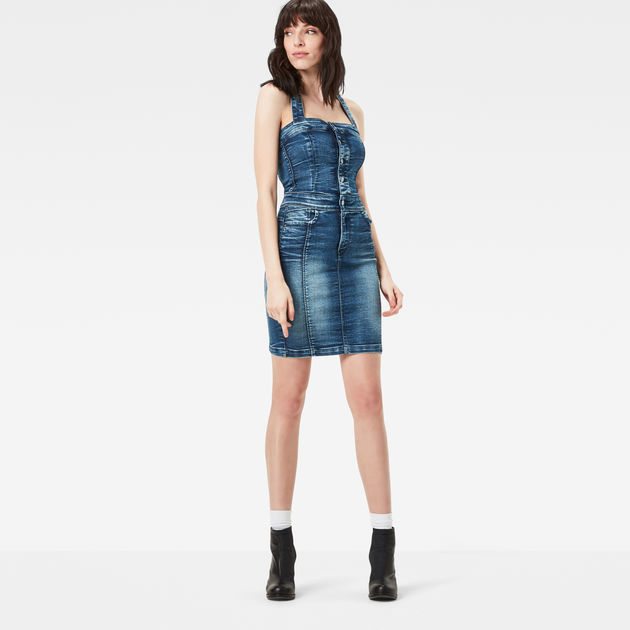 G star lynn hot sale pinafore jumpsuit