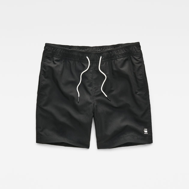 Dirik Solid Swim Shorts | Black | G 