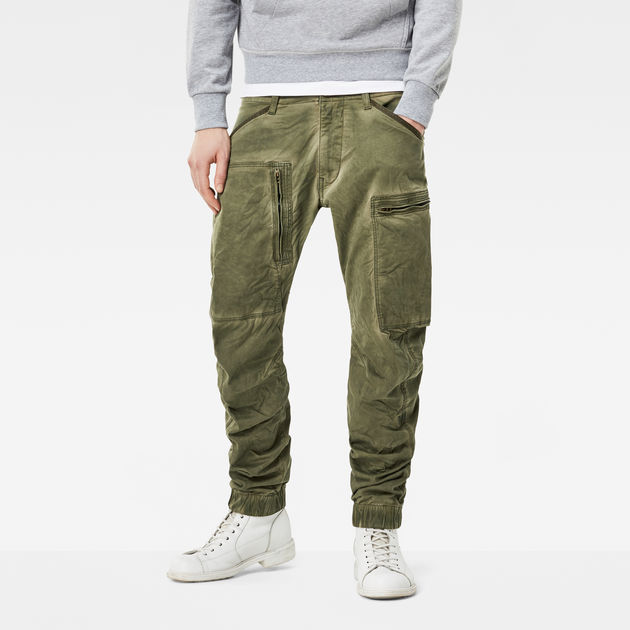 powel 3d tapered cuffed cargo pants