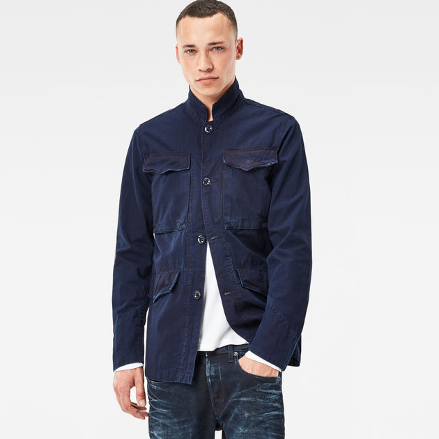 Vodan Worker Overshirt Dark blue G STAR CA