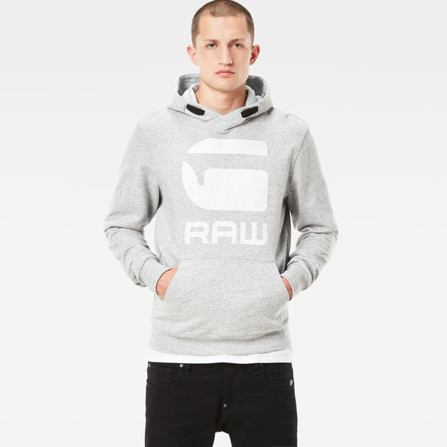 g star raw grey hoodie