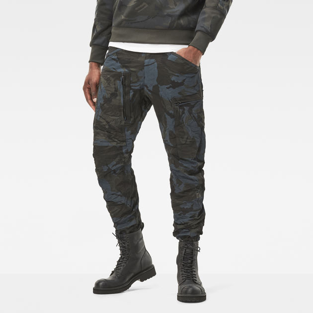 Powel 3D Tapered Cuffed Pants Brown G STAR CA