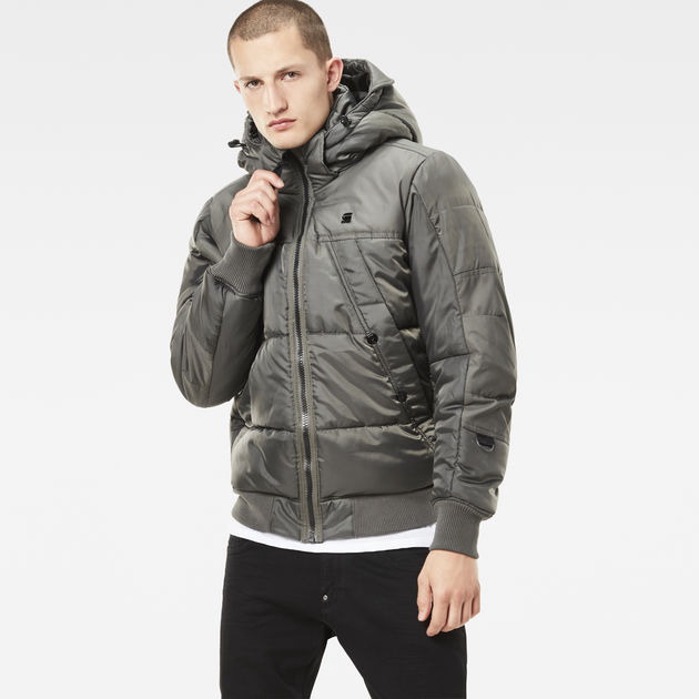 doudoune g-star homme whistler hooded bomber