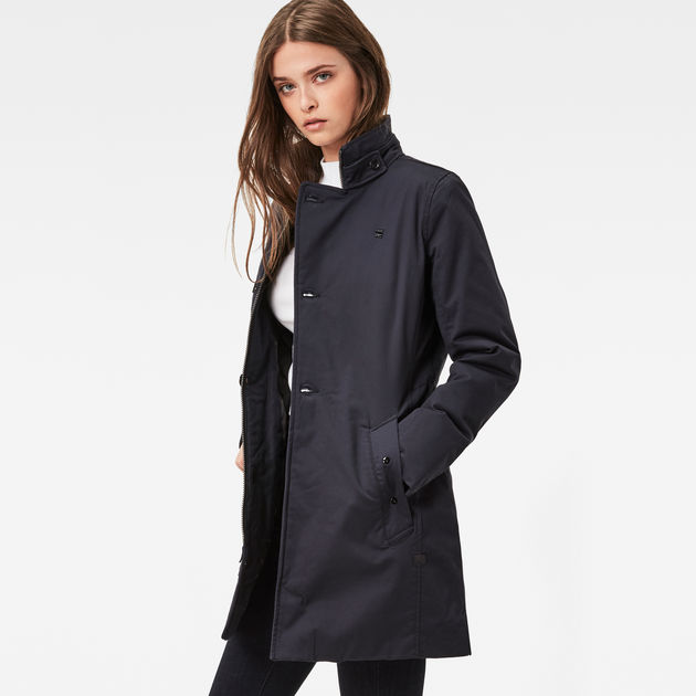 G star minor slim trench coat cheap